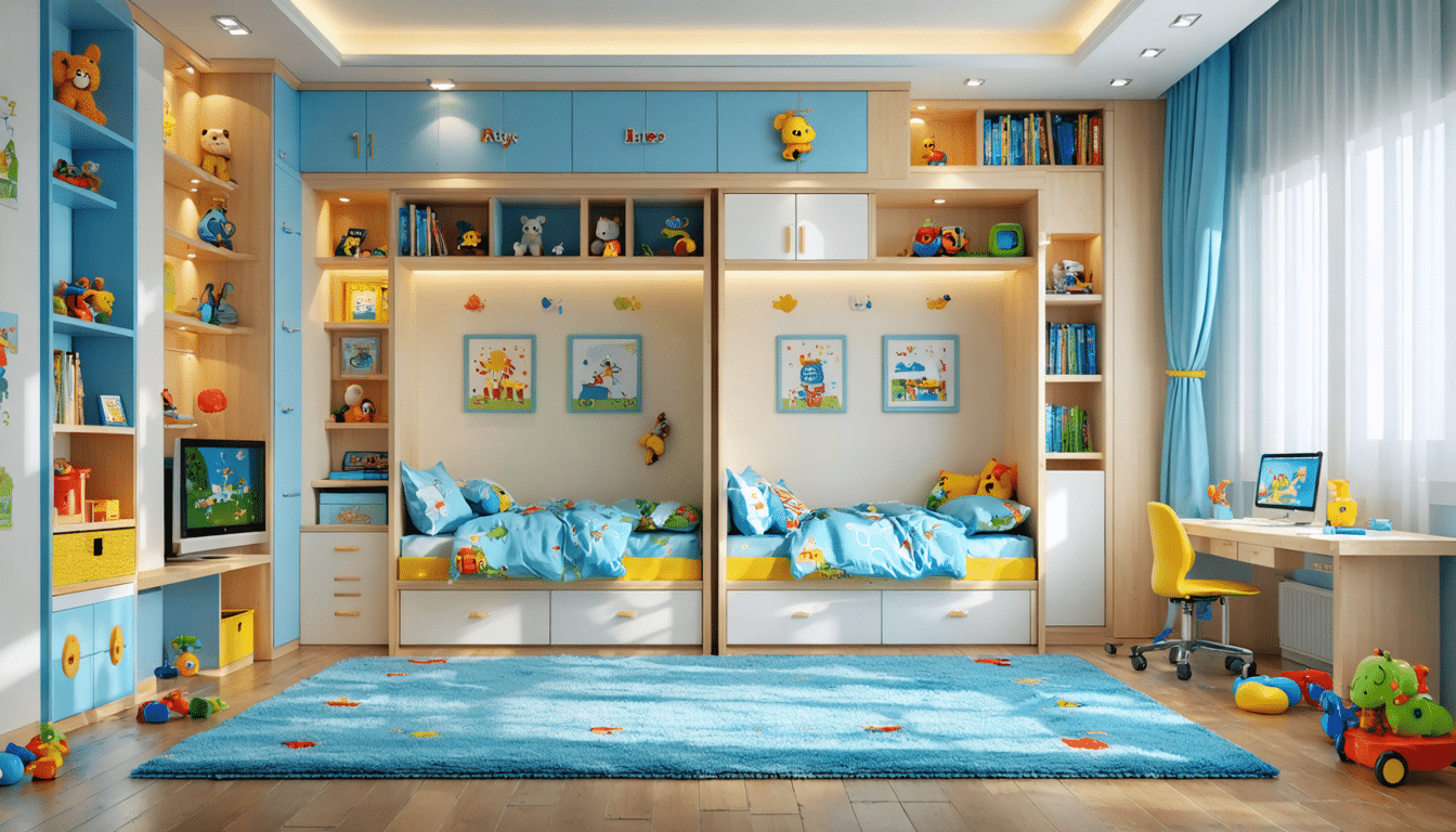 découvrez nos conseils pratiques et astuces indispensables pour aménager une chambre double d'enfants fonctionnelle et conviviale, adaptée à leurs besoins et à leur croissance.