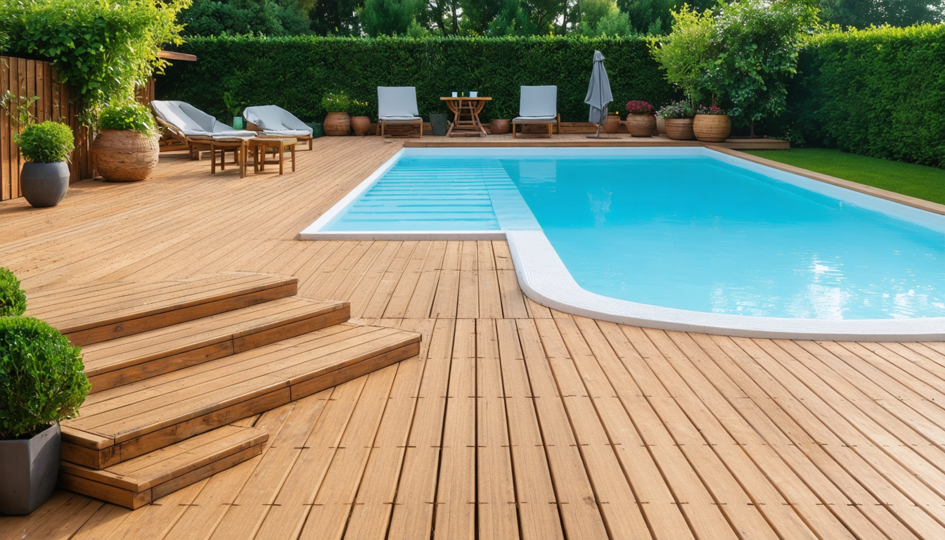 découvrez comment aménager une terrasse en bois autour de votre piscine pour moins de 2000€ grâce à nos astuces et conseils pratiques, alliant budget maîtrisé et style élégant.