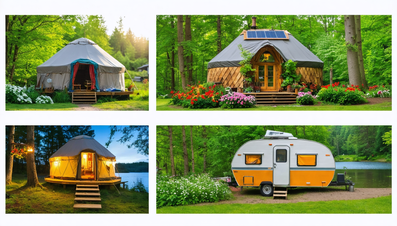 découvrez les alternatives d'habitat innovantes telles que les yourtes, tiny houses, roulottes et bien plus. explorez les avantages de ces modes de vie écologiques et économiques pour un engagement vers un mode de vie plus durable.