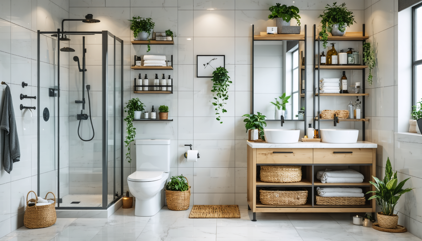 découvrez nos 10 conseils pratiques pour aménager efficacement votre petite salle de bain. apprenez à maximiser l'espace, optimiser le rangement et créer un espace fonctionnel tout en restant esthétique. transformez votre salle de bain en un havre de paix.