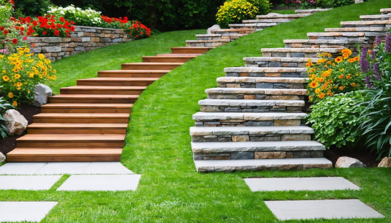 découvrez nos conseils pour choisir l'escalier de jardin idéal : bois, brique ou pierre. avantages, style et durabilité pour embellir votre espace extérieur.