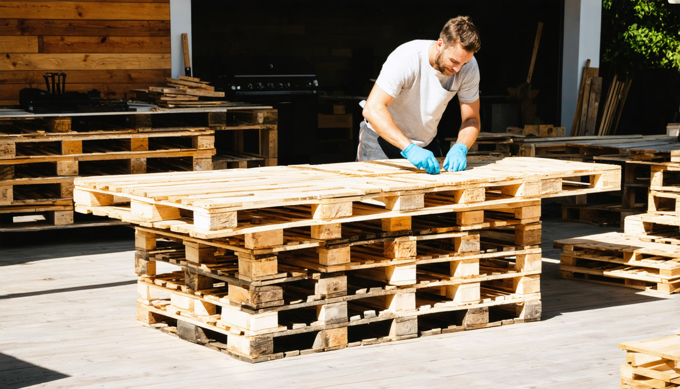 apprenez à réaliser une table en bois de palette élégante et fonctionnelle pour votre plancha, alliant style et praticité grâce à notre guide complet étape par étape.