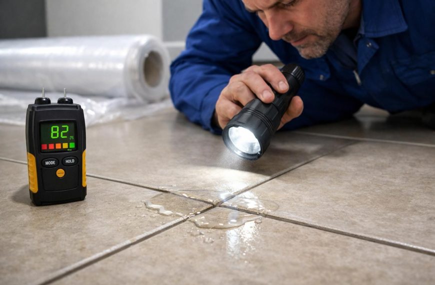 découvrez comment détecter une fuite d'eau sous le carrelage et apprenez les méthodes efficaces pour y remédier rapidement et éviter les dégâts.