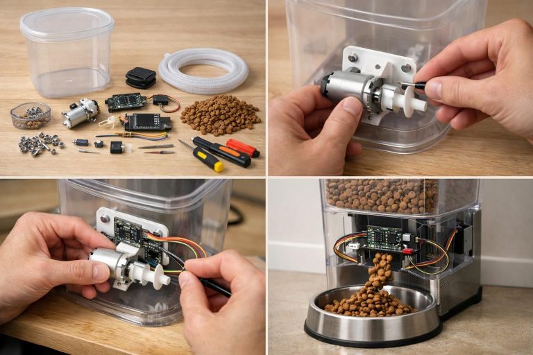 découvrez comment fabriquer facilement un distributeur de croquettes pour votre animal, étape par étape, avec des matériaux simples et économiques.