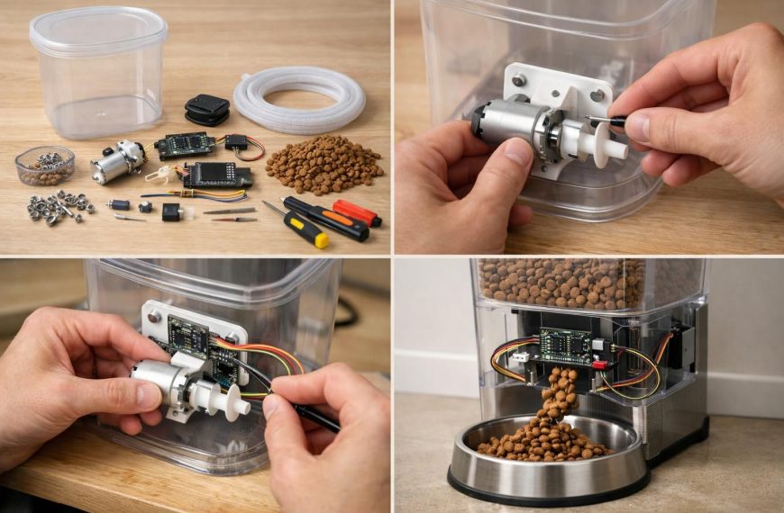 découvrez comment fabriquer facilement un distributeur de croquettes pour votre animal, étape par étape, avec des matériaux simples et économiques.