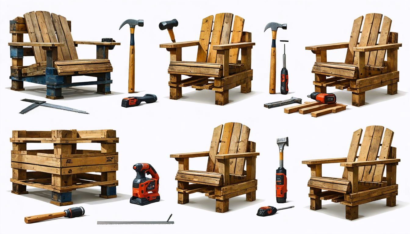 apprenez à fabriquer une chaise en bois durable et esthétique en utilisant des palettes récupérées. guide étape par étape pour un projet diy écologique et économique.