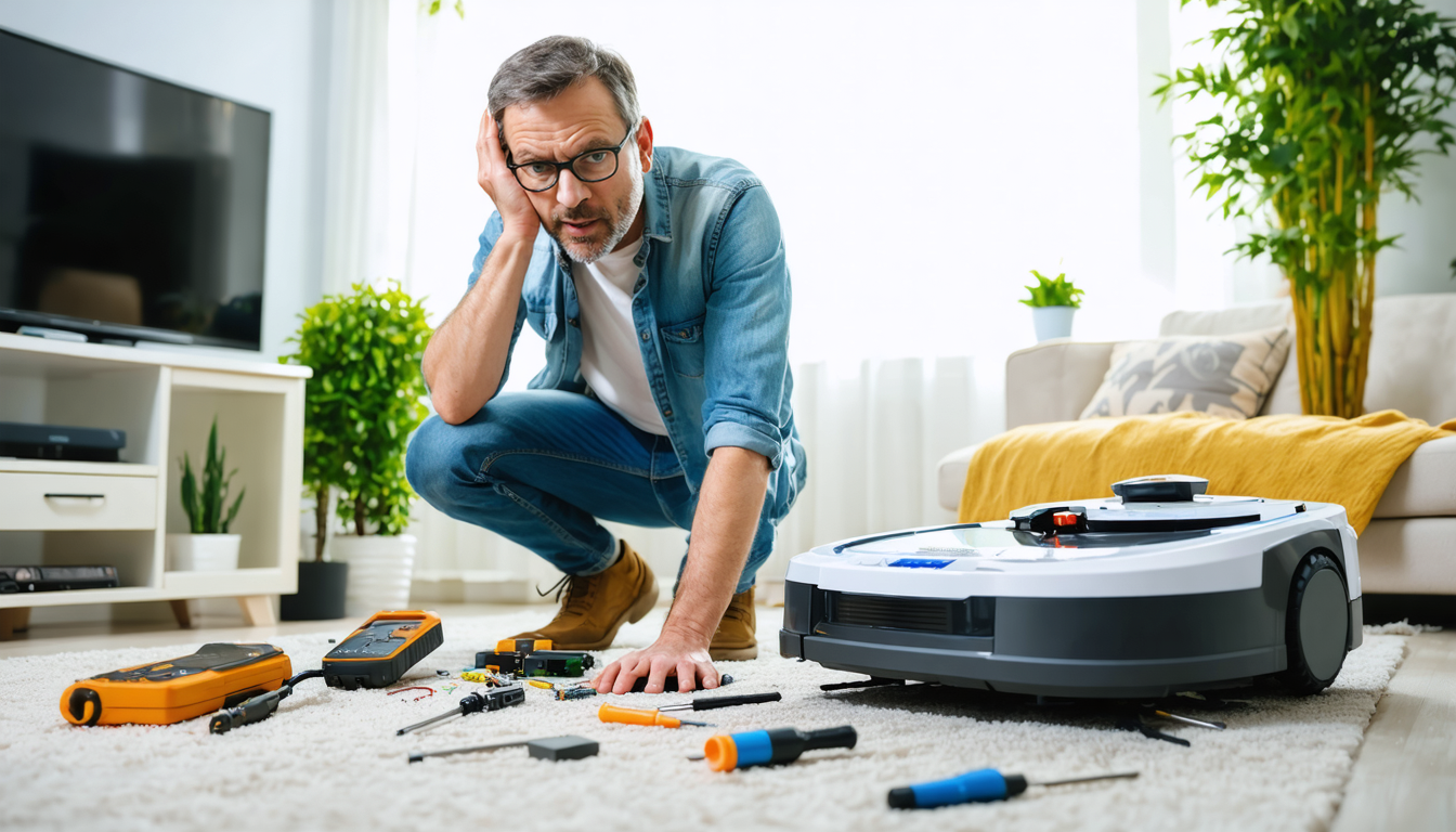 découvrez nos conseils pratiques pour revitaliser votre aspirateur robot défaillant. suivez nos étapes simples pour diagnostiquer les problèmes, effectuer des réparations courantes et prolonger la durée de vie de votre appareil. redonnez-lui une seconde jeunesse et retrouvez un nettoyage efficace de votre maison.