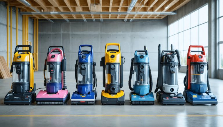 découvrez notre comparatif 2025 des 6 meilleurs aspirateurs professionnels de chantier, alliant performance, robustesse et efficacité pour tous vos besoins professionnels.