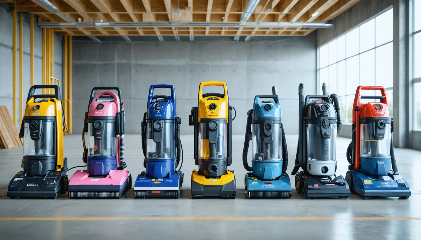 découvrez notre comparatif 2025 des 6 meilleurs aspirateurs professionnels de chantier, alliant performance, robustesse et efficacité pour tous vos besoins professionnels.
