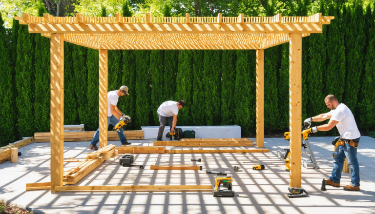 découvrez comment construire une pergola en bois démontable pour profiter d'une protection efficace contre le soleil tout en ajoutant une touche esthétique à votre espace extérieur.