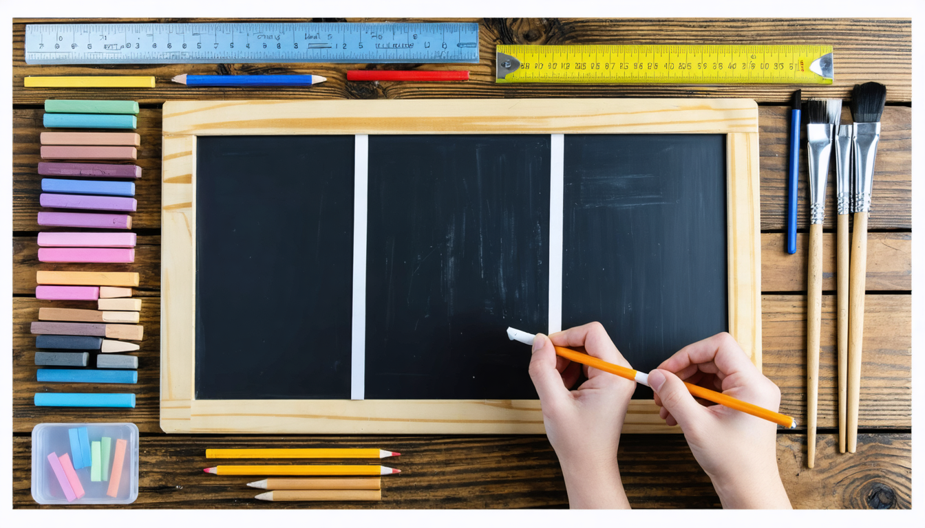 apprenez à créer un tableau à craie personnalisé en 5 étapes simples et rapides. suivez notre guide pratique pour un projet diy réussi et unique.