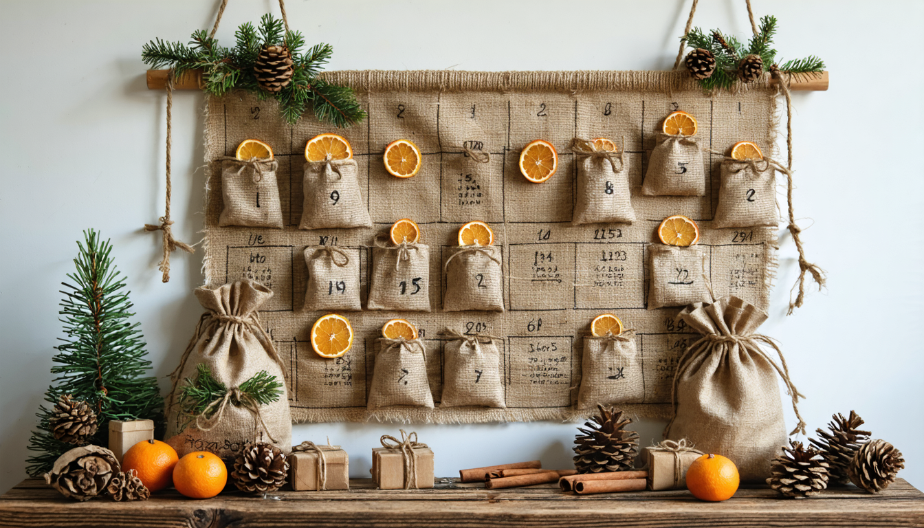 découvrez comment créer un calendrier de l'avent éco-friendly et original fait maison pour des fêtes durables et créatives.