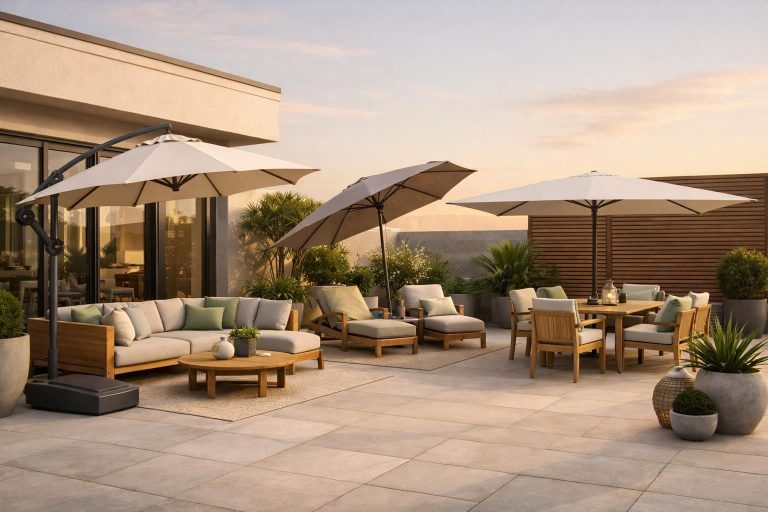 découvrez comment choisir le parasol idéal pour votre terrasse en 2025 : déporté, inclinable ou rectangle, guide complet pour allier style et fonctionnalité.