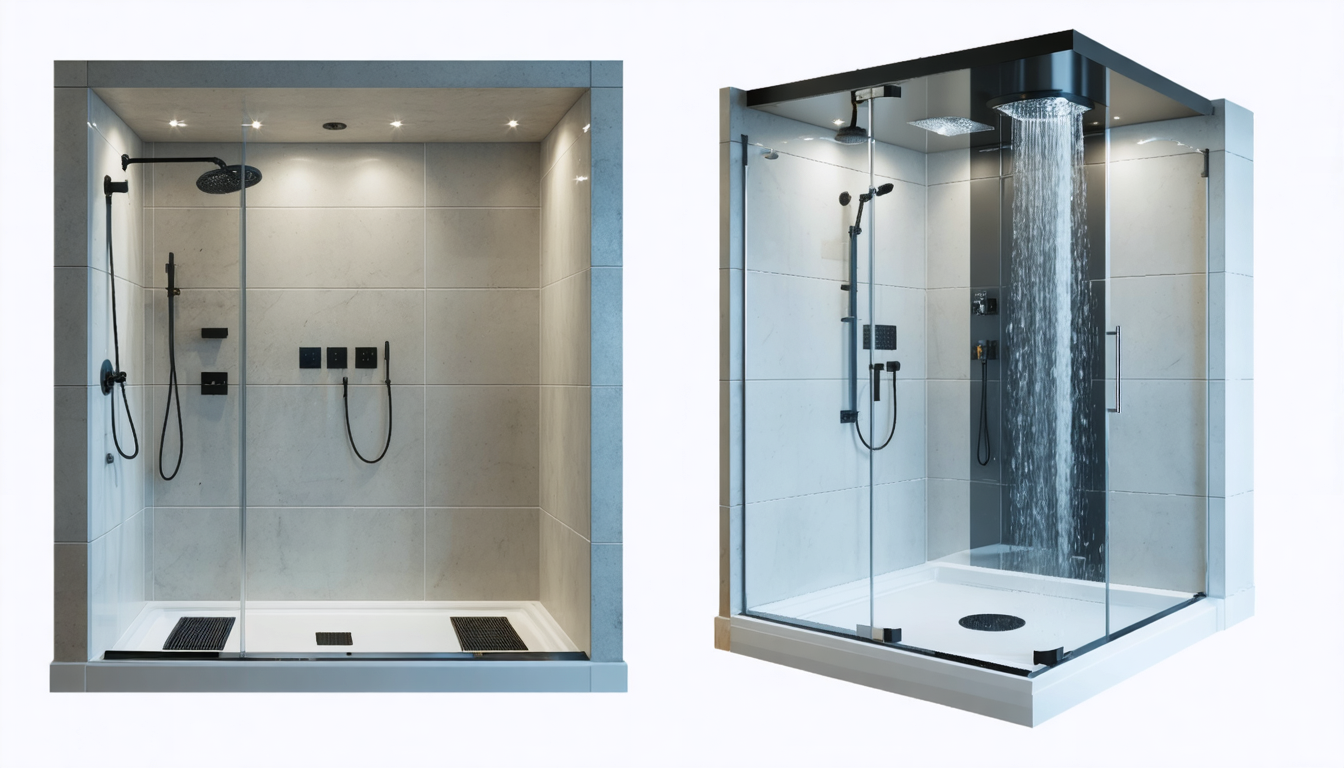 découvrez notre guide complet sur la douche à l'italienne, couvrant l'alimentation en eau, la production et l'évacuation pour une installation optimale et durable.