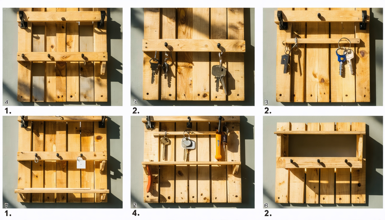 découvrez comment fabriquer facilement un tableau porte-clés et porte-courrier en bois de palette grâce à notre guide étape par étape. idéal pour organiser votre entrée avec style et praticité. conseils, matériaux et astuces inclus !