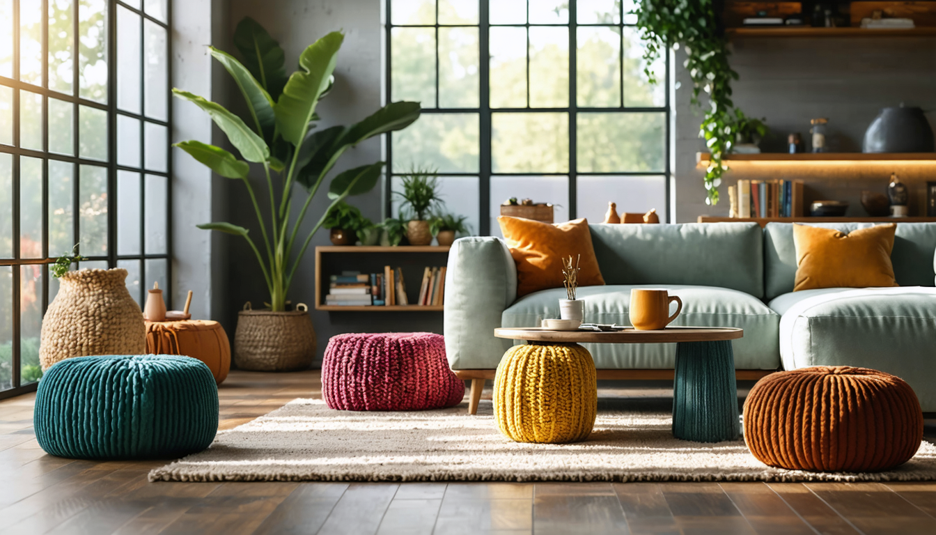 découvrez nos conseils pratiques pour choisir le pouf parfait et harmoniser votre salon avec style et confort dans ce guide complet.