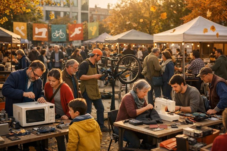 participez aux journées de la réparation 2024 du 18 au 20 octobre et découvrez des événements dédiés à la réparation, au recyclage et à la durabilité près de chez vous.