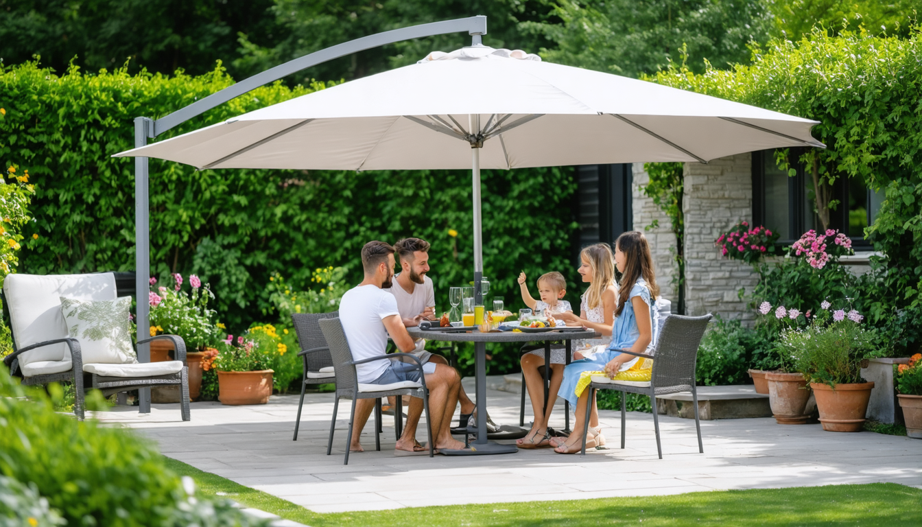 découvrez notre guide complet sur le parasol : apprenez à choisir la taille, le tissu, le mât et le socle parfaits pour profiter de votre extérieur en toute tranquillité. protégez-vous du soleil avec style !