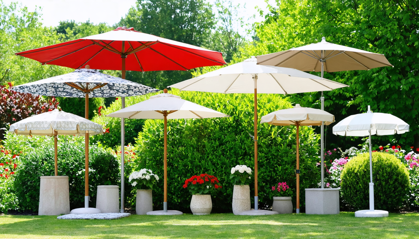 découvrez notre guide complet pour choisir le parasol idéal : apprenez à sélectionner la taille, le tissu, le mât et le socle qui conviennent le mieux à vos besoins. protégez-vous du soleil en toute élégance et confort grâce à nos conseils d'experts.