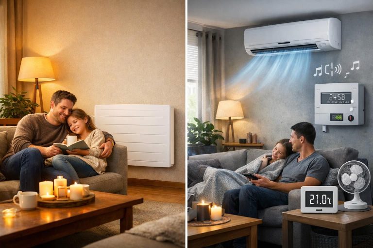 découvrez les avantages des radiateurs à inertie par rapport à la climatisation réversible : confort thermique, économie d'énergie et simplicité d'installation.