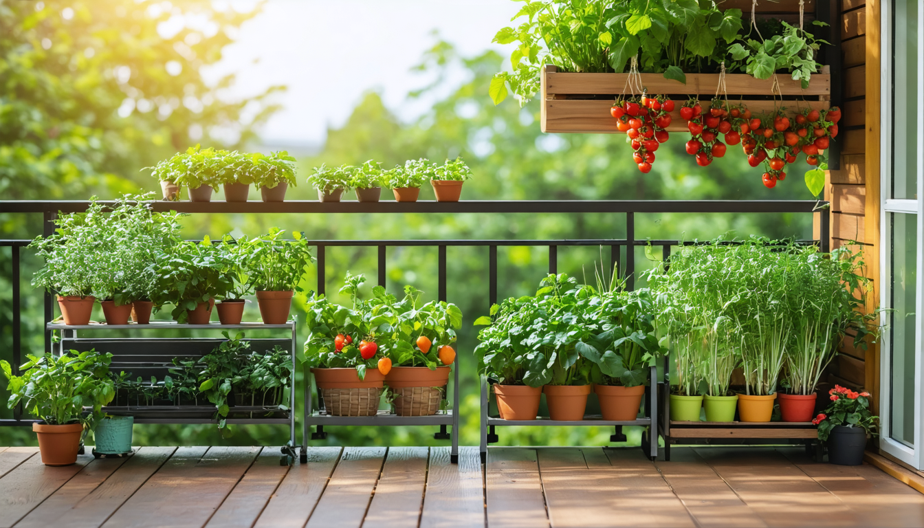 découvrez nos idées incontournables pour aménager un mini potager de balcon et profiter d'un coin verdoyant et gourmand, même en espace réduit.