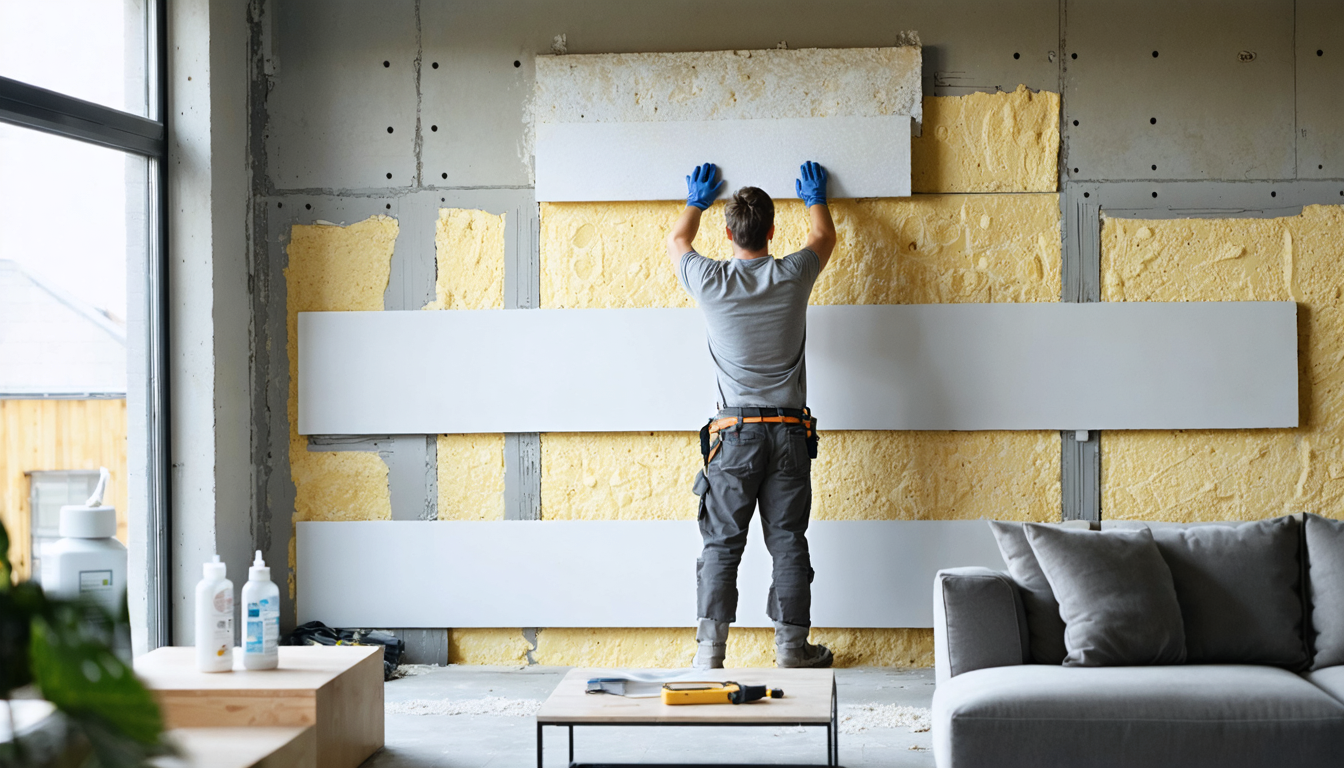 découvrez si vous pouvez coller des plaques d'isolant phonique directement sur un mur enduit et les meilleures méthodes pour optimiser l'isolation acoustique de votre intérieur.