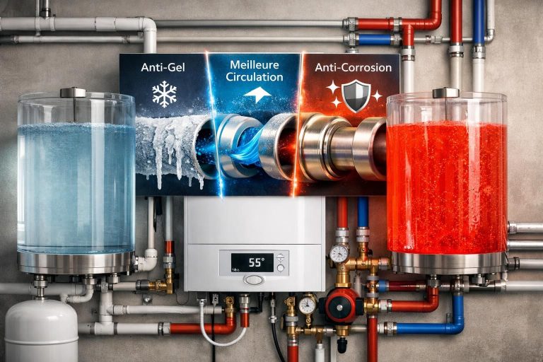 découvrez pourquoi il est recommandé de remplacer l'eau d'un chauffage central par un fluide caloporteur, afin d'améliorer l'efficacité thermique et protéger votre installation contre le gel et la corrosion.