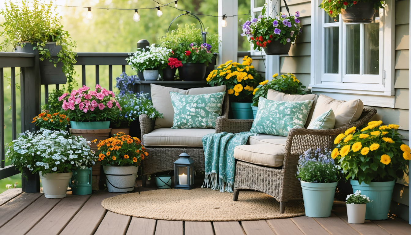découvrez notre guide d'aménagement essentiel pour préparer votre balcon au printemps et créer un espace convivial et fleuri.