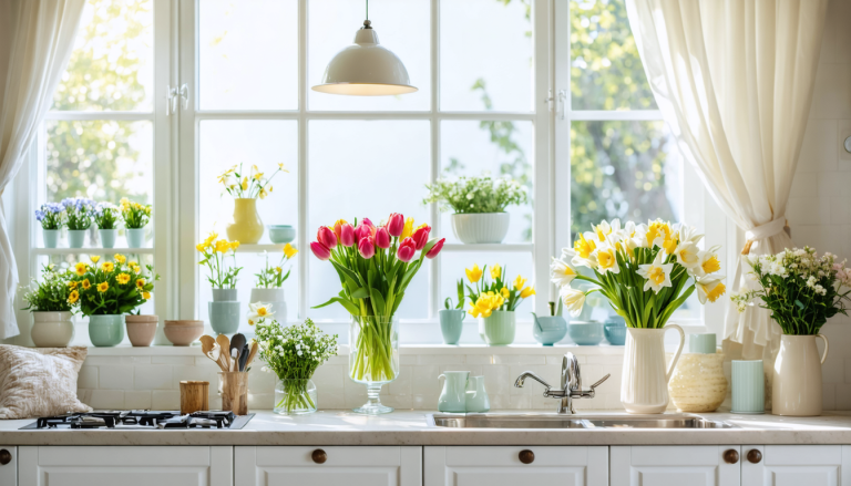 découvrez quatre idées fraîches et inspirantes pour sublimer votre intérieur ce printemps et apporter une touche de renouveau à votre décoration.
