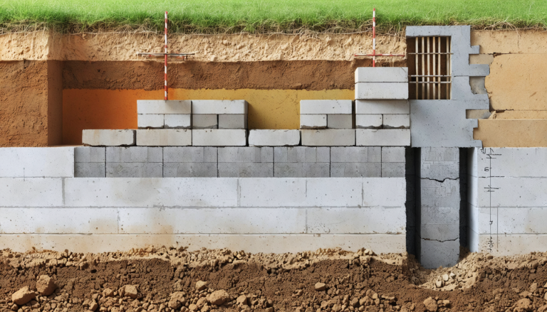 découvrez quelle profondeur de fondations est recommandée pour assurer la stabilité et la durabilité d'une construction en parpaings, en tenant compte des normes et des conditions du sol.