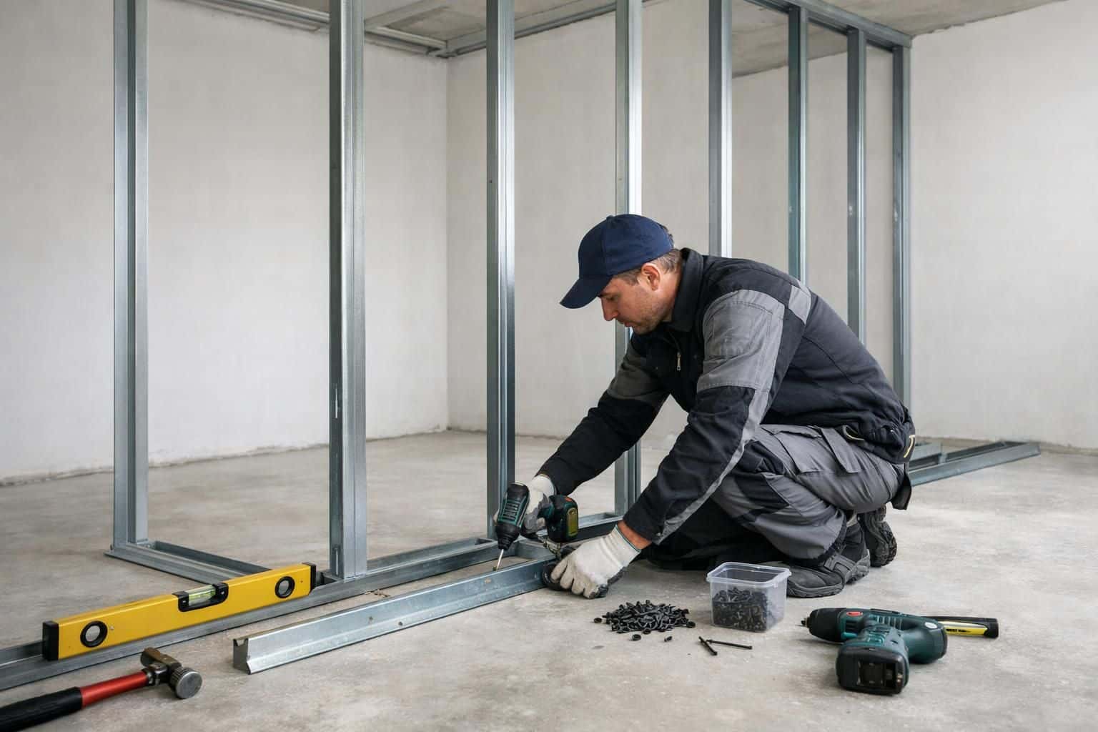 découvrez les étapes essentielles pour réaliser une cloison en plaque de plâtre et apprendre à monter l'ossature facilement et efficacement.