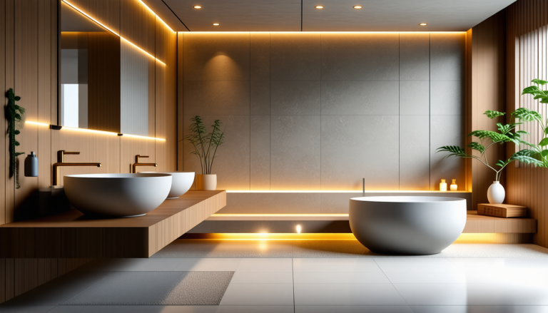 découvrez la salle de bain 2026 alliant l'élégance naturelle du bois, l'audace contemporaine du terrazzo et le charme intemporel des baignoires îlot pour un espace de bien-être unique.