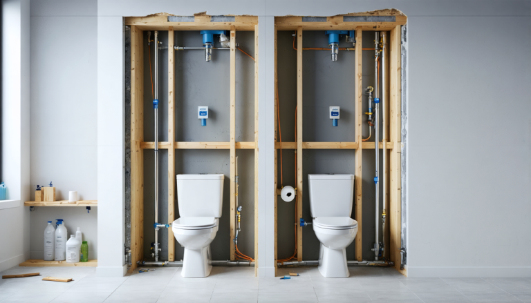 découvrez comment encastrer efficacement un bâti-support pour sanitaires suspendus entre deux pièces, avec nos conseils pratiques et astuces d'installation.