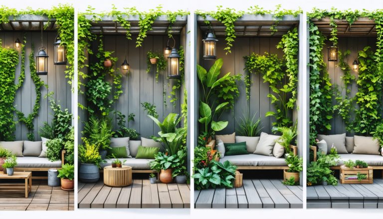 découvrez 4 idées inspirantes pour aménager une terrasse végétalisée et créer un havre de paix verdoyant chez vous. transformez votre espace extérieur en un coin de nature apaisant et accueillant.