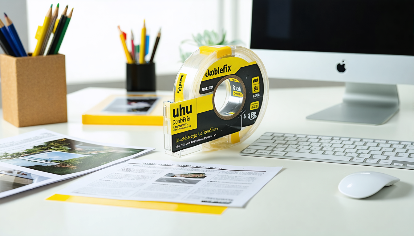 découvrez les avantages et utilisations du ruban doublefix extra fort universel d'uhu, un adhésif puissant et polyvalent pour toutes vos fixations.