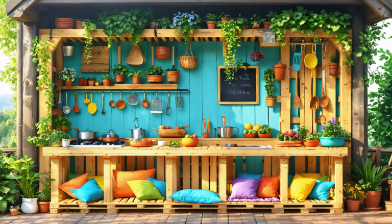 découvrez comment transformer des palettes en une cuisine d'aventure ludique et créative pour les enfants. offrez-leur un espace de jeu inspirant où ils peuvent exploiter leur imagination tout en s'amusant à préparer de délicieux plats.