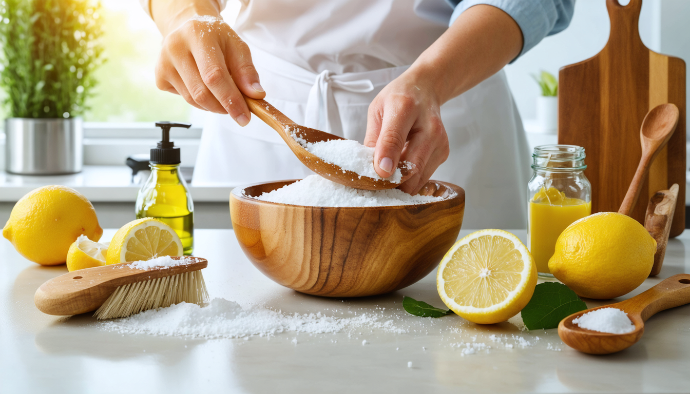 découvrez des méthodes naturelles efficaces pour entretenir et nettoyer vos ustensiles de cuisine en bois, afin de préserver leur beauté et leur durabilité sans produits chimiques.