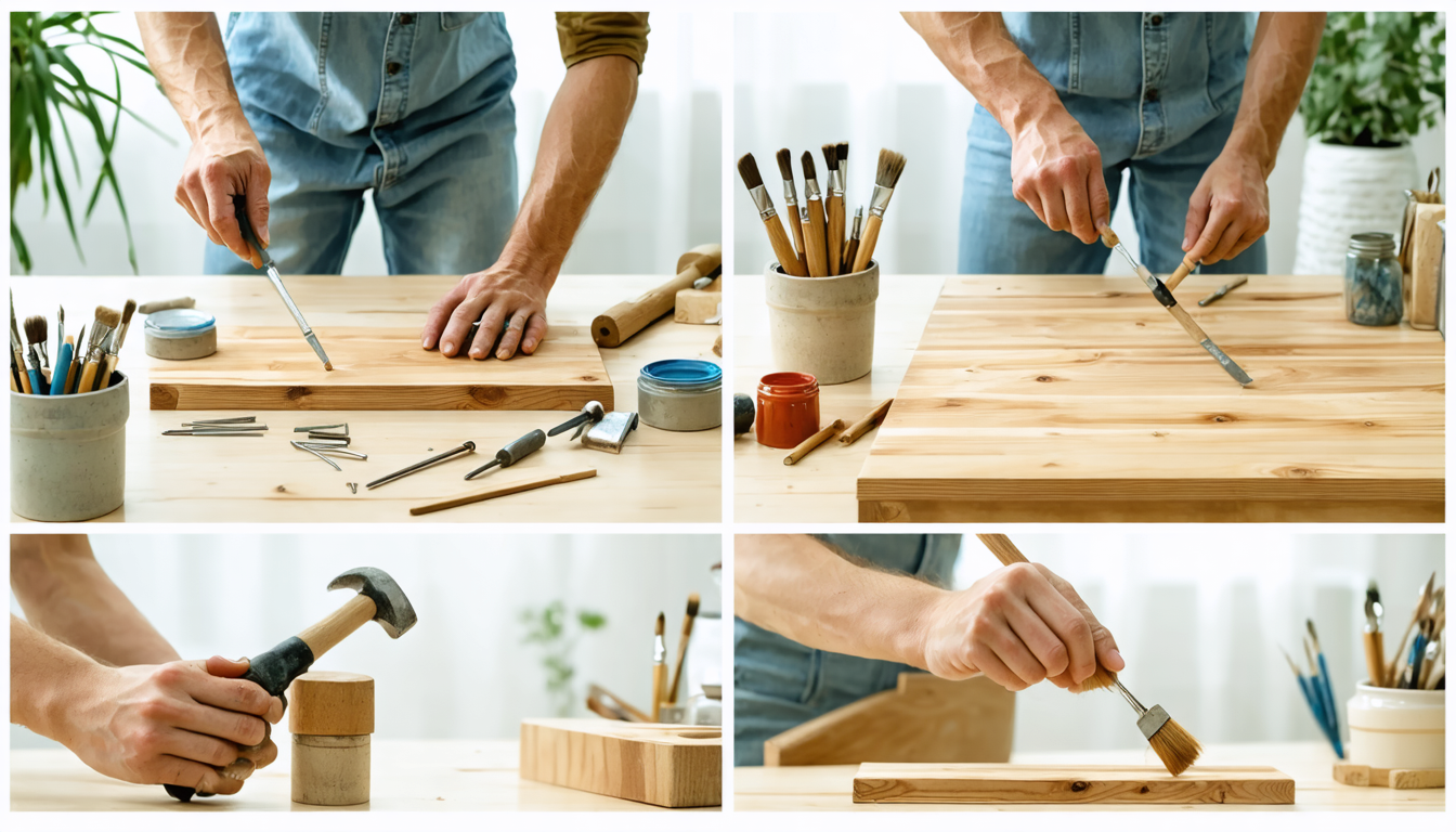 découvrez nos tutoriels de bricolage simples à réaliser chez soi, parfaits pour tous niveaux. apprenez facilement à créer, réparer et décorer vos espaces avec des astuces pratiques.